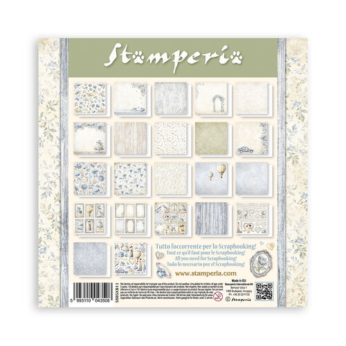 Stamperia - Timeless Collection - 8 x 8 Paper Pad - Single Face 23 Stamperia - Timeless Collection - 8 x 8 Paper Pad - Single Face