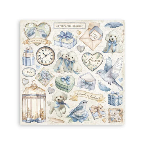 Stamperia - Timeless Collection - Stickers - 4 Sheets