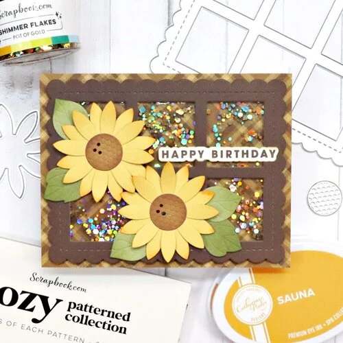 Scrapbook.com - Decorative Die Set - A2 Plate - Stitched Scallop Block Frame 2 Scrapbook.com - Decorative Die Set - A2 Plate - Stitched Scallop Block Frame