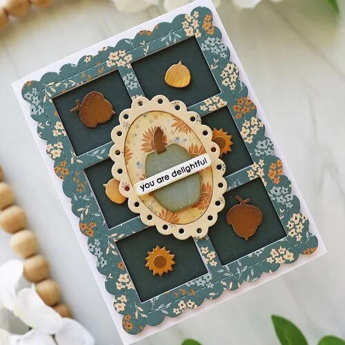 Scrapbook.com - Decorative Die Set - A2 Plate - Stitched Scallop Block Frame 3 Scrapbook.com - Decorative Die Set - A2 Plate - Stitched Scallop Block Frame