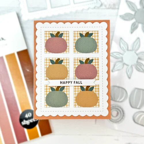 Scrapbook.com - Decorative Die Set - A2 Plate - Stitched Scallop Block Frame 6 Scrapbook.com - Decorative Die Set - A2 Plate - Stitched Scallop Block Frame