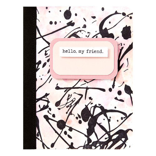 Spellbinders - Take Note Collection - BetterPress Plates - Memo Splatter