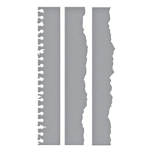 Spellbinders - Take Note Collection - Etched Dies - Torn Paper Edges 2 Spellbinders - Take Note Collection - Etched Dies - Torn Paper Edges