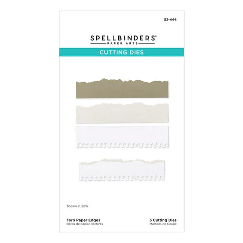 Spellbinders - Take Note Collection - Etched Dies - Torn Paper Edges 3 Spellbinders - Take Note Collection - Etched Dies - Torn Paper Edges