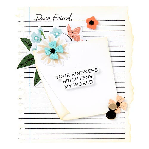 Spellbinders - Take Note Collection - Etched Dies - Torn Paper Edges 4 Spellbinders - Take Note Collection - Etched Dies - Torn Paper Edges
