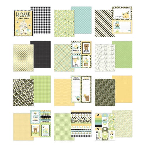 Doodlebug Design - Bee Happy Collection - 6 x 8 Paper Pad 2 Doodlebug Design - Bee Happy Collection - 6 x 8 Paper Pad