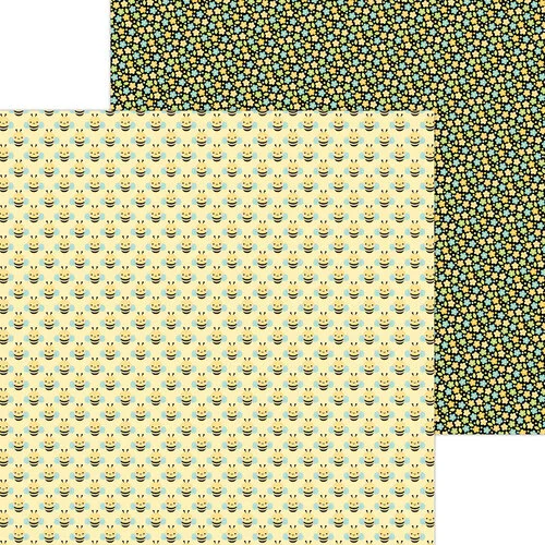 Doodlebug Design - Bee Happy Collection - 12 x 12 Double Sided Paper - Honey Bees 1 Doodlebug Design - Bee Happy Collection - 12 x 12 Double Sided Paper - Honey Bees