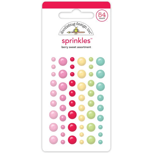 Doodlebug Design - Berry Sweet Collection - Sprinkles - Berry Sweet Assortment