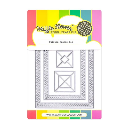Waffle Flower Crafts - Craft Dies - Quilted Frames 1 Waffle Flower Crafts - Craft Dies - Quilted Frames
