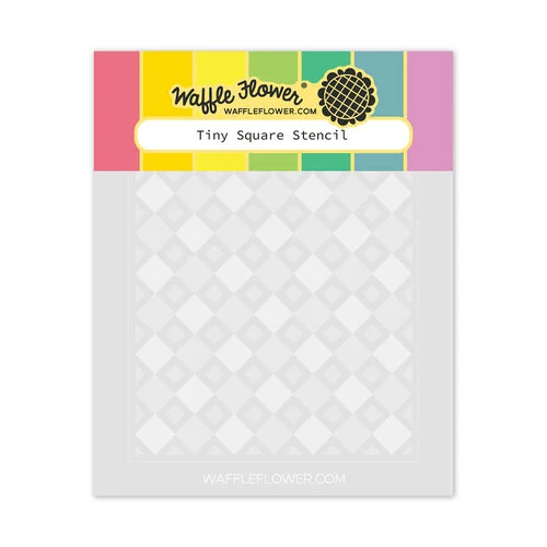 Waffle Flower Crafts - Stencils - Tiny Square 1 Waffle Flower Crafts - Stencils - Tiny Square