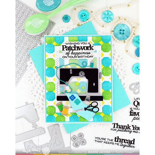 Waffle Flower Crafts - Craft Dies - Sew Fun 5 Waffle Flower Crafts - Craft Dies - Sew Fun