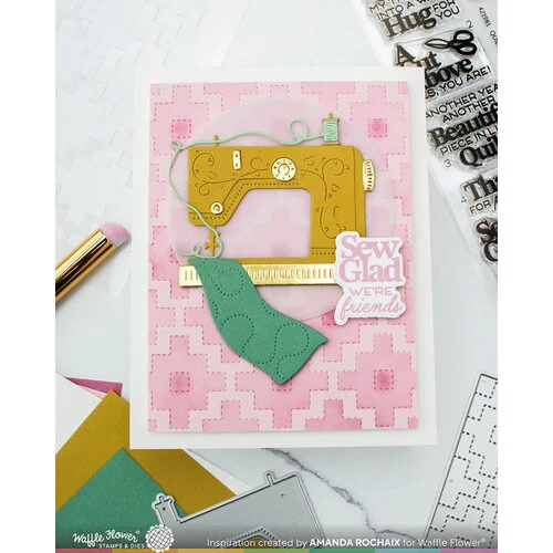 Waffle Flower Crafts - Craft Dies - Sew Fun 6 Waffle Flower Crafts - Craft Dies - Sew Fun