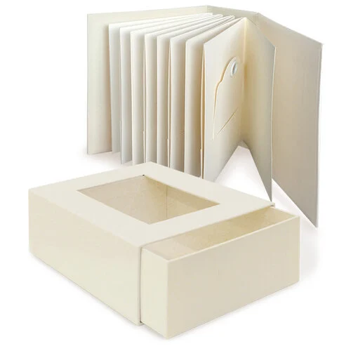 Graphic 45 - Staples Collection - Album With Matchbook Box - Ivory