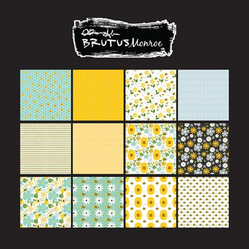 Brutus Monroe - Honey Bee Collection - 6 x 6 Paper Pack - Sweet Honey Bee
