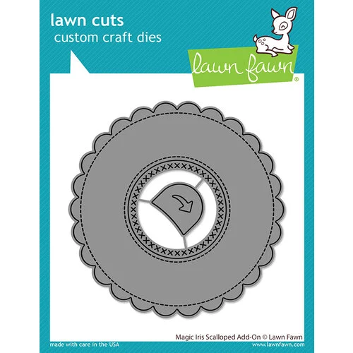 Lawn Fawn - Lawn Cuts - Dies - Magic Iris Scalloped Add-On