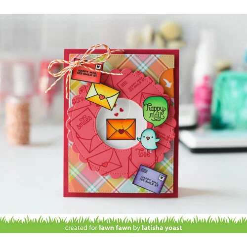 Lawn Fawn - Lawn Cuts - Dies - Magic Iris Scalloped Add-On