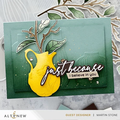 Altenew - Die And 3D Embossing Folder Set - Pitcher Vases