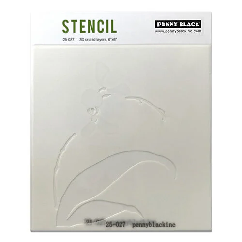 Penny Black - Laden Boughs Collection - Stencils - 3D Orchid