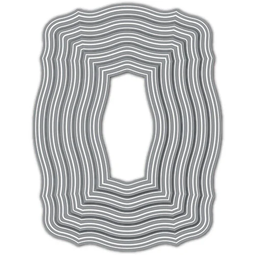 LDRS Creative - Beach Days Collection - Dies - Scored Arched Rectangle