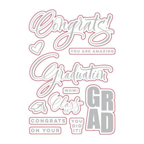 Scrapbook.com - Coordinating Die Set - Graduation 1 Scrapbook.com - Coordinating Die Set - Graduation
