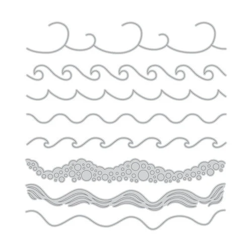 Scrapbook.com - Decorative Die Set - Coastal Borders - Edges - 8 Set Variety 1 Scrapbook.com - Decorative Die Set - Coastal Borders - Edges - 8 Set Variety