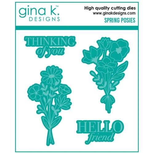 Gina K Designs - Dies - Spring Posies 1 Gina K Designs - Dies - Spring Posies