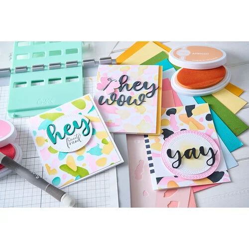 Sizzix - Catherine Pooler - Thinlits Dies - Exclamation Word Dies