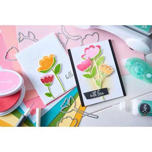 Sizzix - Catherine Pooler - Thinlits Dies - Rainbow Arches 12 Sizzix - Catherine Pooler - Thinlits Dies - Rainbow Arches