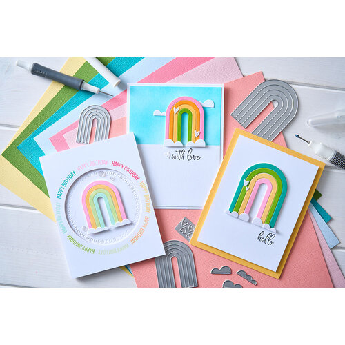 Sizzix - Catherine Pooler - Thinlits Dies - Rainbow Arches 14 Sizzix - Catherine Pooler - Thinlits Dies - Rainbow Arches
