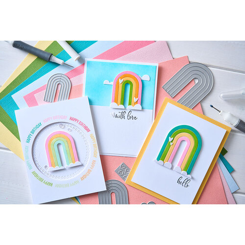 Sizzix - Catherine Pooler - Thinlits Dies - Rainbow Arches 15 Sizzix - Catherine Pooler - Thinlits Dies - Rainbow Arches