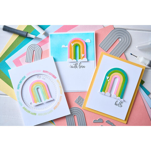 Sizzix - Catherine Pooler - Thinlits Dies - Rainbow Arches 16 Sizzix - Catherine Pooler - Thinlits Dies - Rainbow Arches