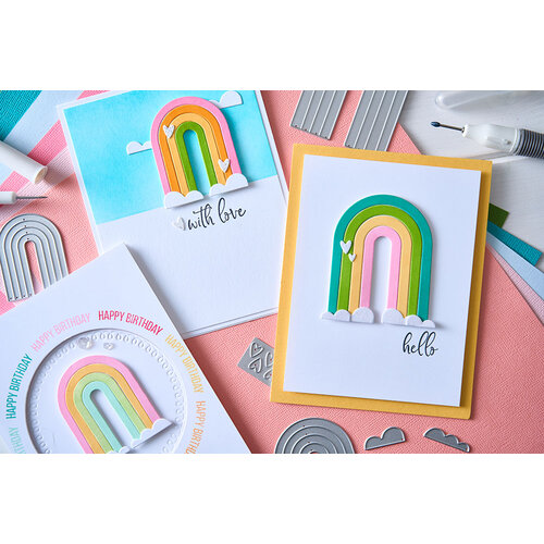 Sizzix - Catherine Pooler - Thinlits Dies - Rainbow Arches 19 Sizzix - Catherine Pooler - Thinlits Dies - Rainbow Arches