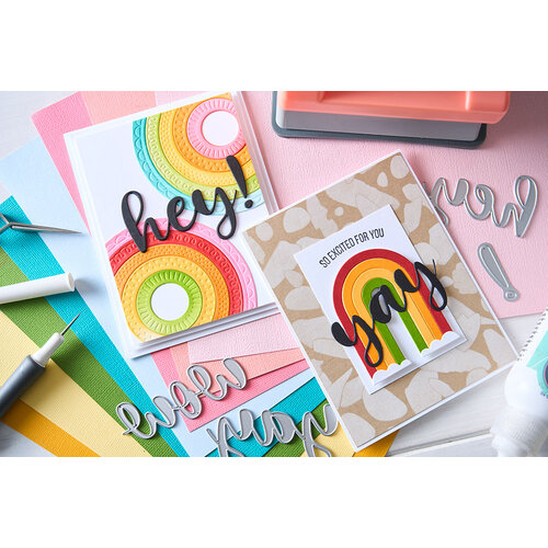 Sizzix - Catherine Pooler - Thinlits Dies - Rainbow Arches 5 Sizzix - Catherine Pooler - Thinlits Dies - Rainbow Arches