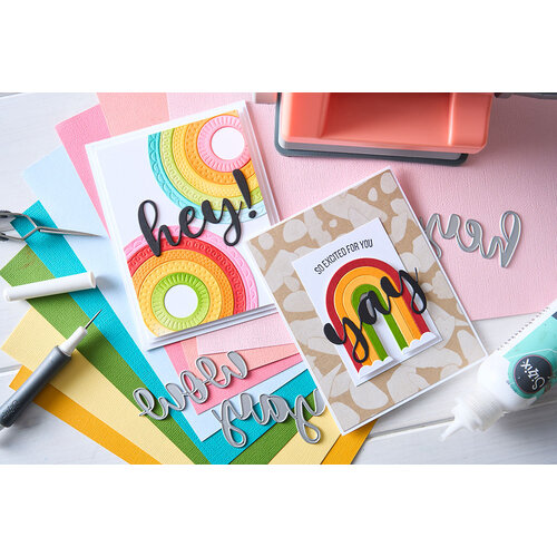 Sizzix - Catherine Pooler - Thinlits Dies - Rainbow Arches 8 Sizzix - Catherine Pooler - Thinlits Dies - Rainbow Arches