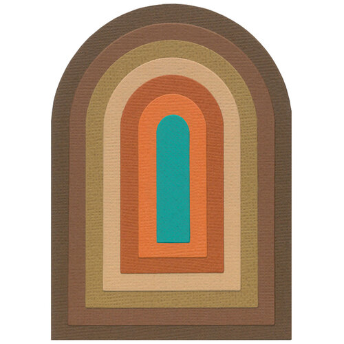 Sizzix - Framelits Dies - Tunnel Arches 2 Sizzix - Framelits Dies - Tunnel Arches