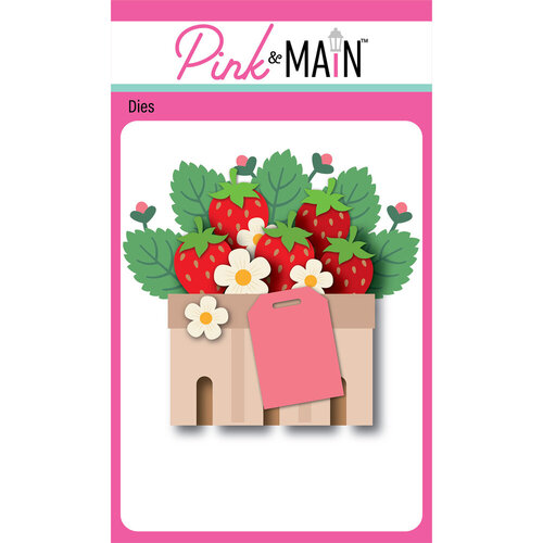 Pink and Main - Dies - Berry Pop Up Card