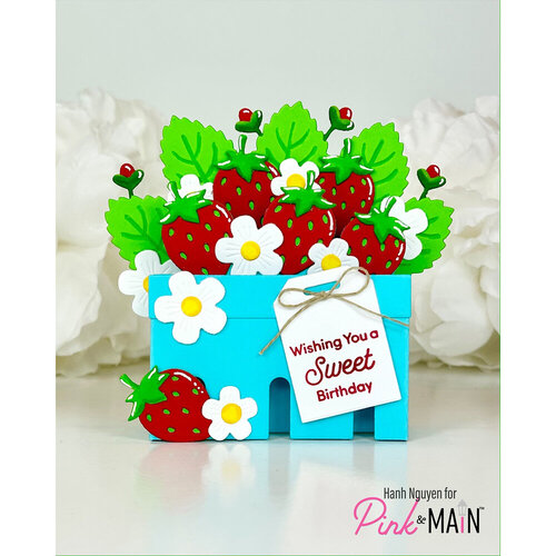 Pink and Main - Dies - Berry Pop Up Card
