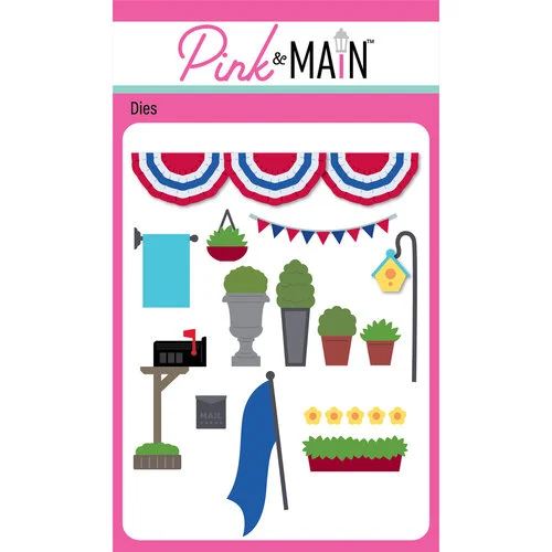 Pink and Main - Dies - Spring and Summer Home Add-On 1 Pink and Main - Dies - Spring and Summer Home Add-On