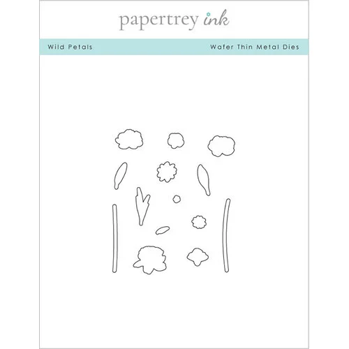 Papertrey Ink - Metal Dies - Wild Petals 1 Papertrey Ink - Metal Dies - Wild Petals