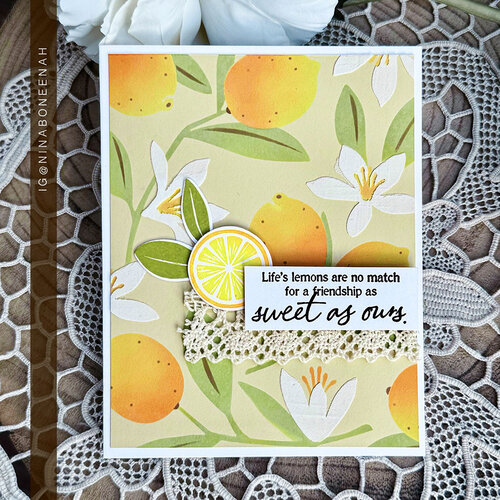 Papertrey Ink - Stencils - Life's Lemons 2 Papertrey Ink - Stencils - Life's Lemons