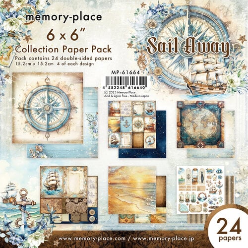 Memory Place - Sail Away Collection - 6 x 6 Collection Pack