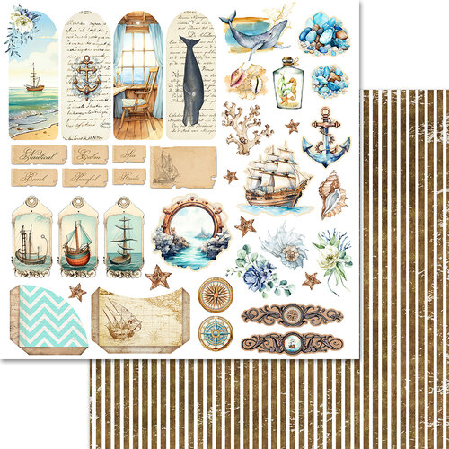 Memory Place - Sail Away Collection - 6 x 6 Collection Pack