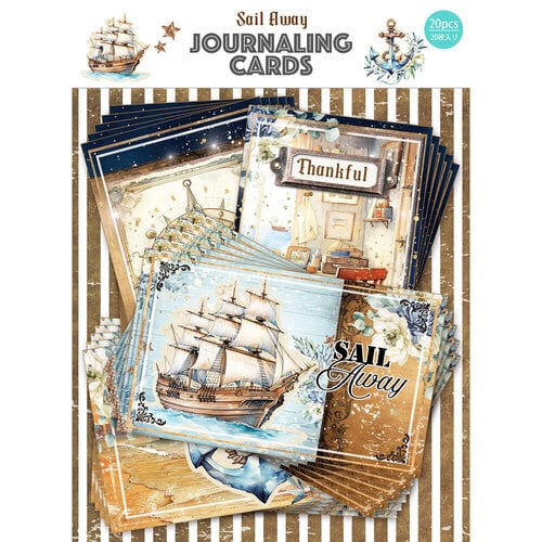 Memory Place - Sail Away Collection - Journaling Card