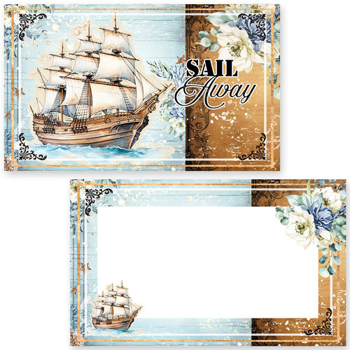 Memory Place - Sail Away Collection - Journaling Card