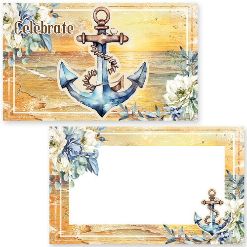 Memory Place - Sail Away Collection - Journaling Card