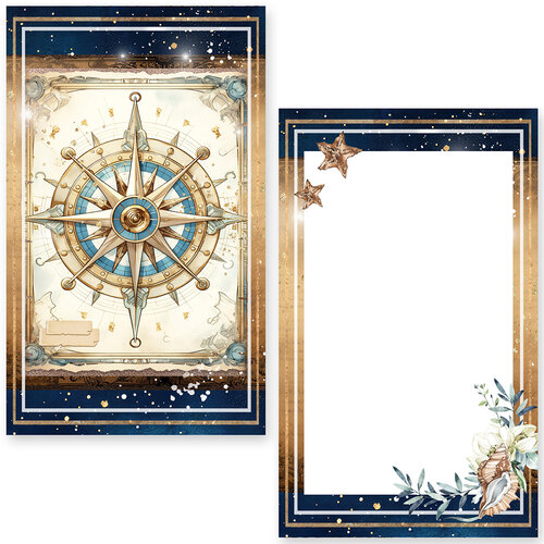 Memory Place - Sail Away Collection - Journaling Card