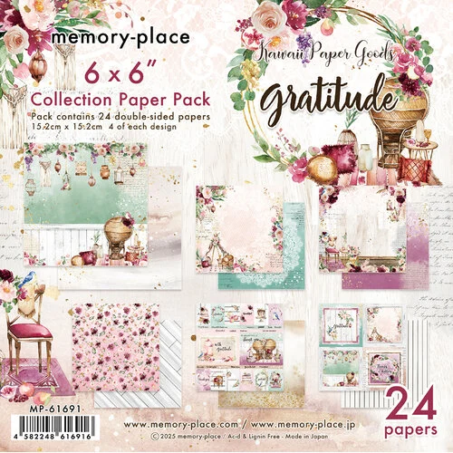 Memory Place - Gratitude Collection - 6 x 6 Collection Pack 1 Memory Place - Gratitude Collection - 6 x 6 Collection Pack