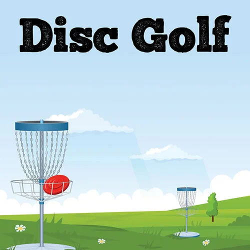 Scrapbook Customs - 12 x 12 Double Sided Paper - Disc Golf Course