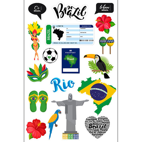 Scrapbook Customs - Laser Cuts - Brazil 1 Scrapbook Customs - Laser Cuts - Brazil