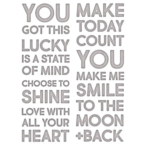 Sizzix - Tim Holtz - Thinlits Dies - Bold Text - Set 02 3 Sizzix - Tim Holtz - Thinlits Dies - Bold Text - Set 02
